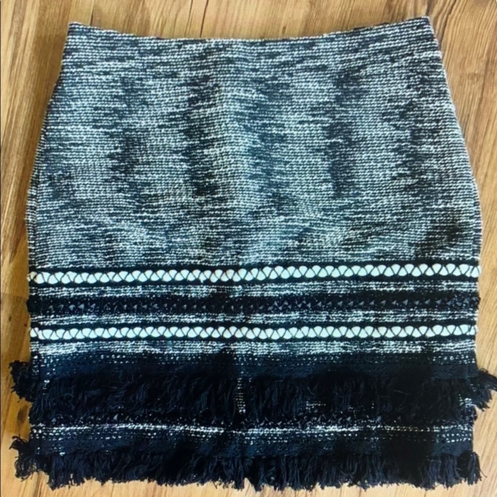 Chic Black and White Women's Skirt